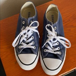 Navy Blue Converse